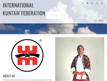 Tablet Screenshot of internationalkuntawfederation.com